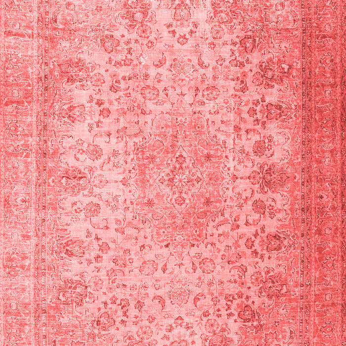 Machine Washable Persian Red Traditional Rug, wshtr3710red