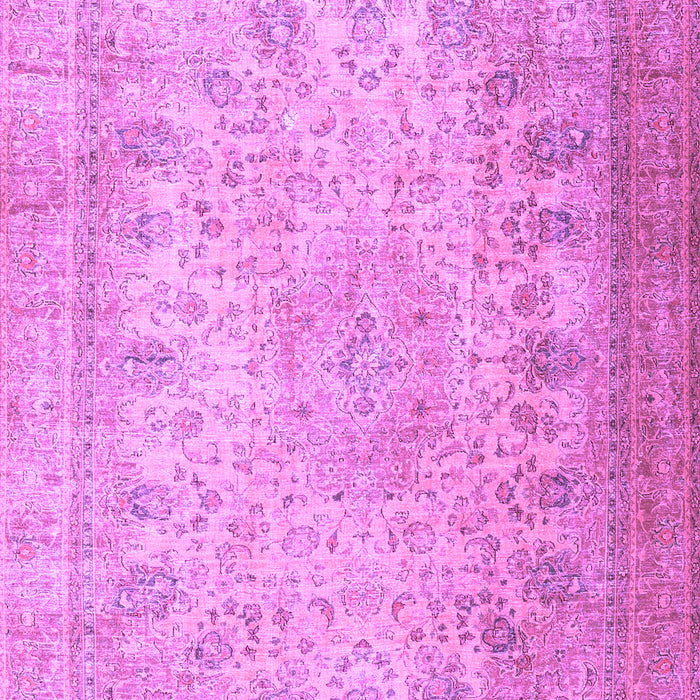 Machine Washable Persian Purple Traditional Area Rugs, wshtr3710pur