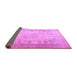 Sideview of Persian Purple Traditional Rug, tr3710pur