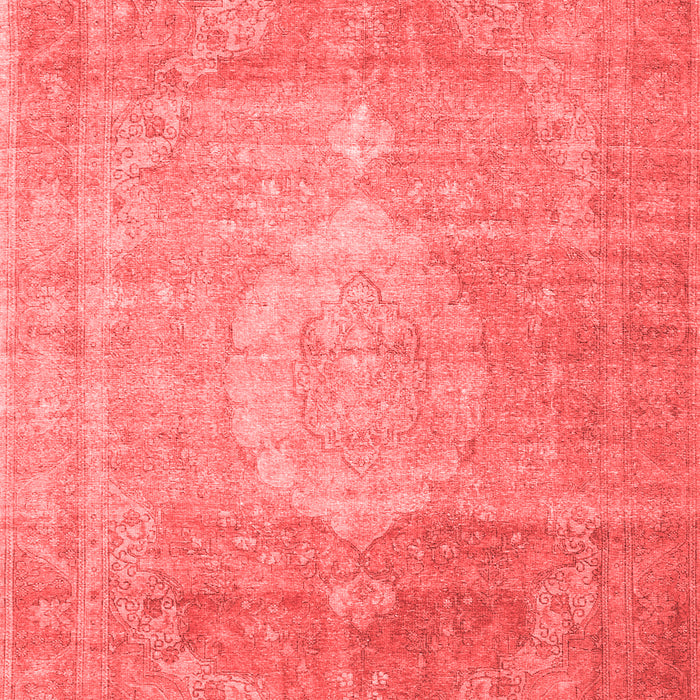 Machine Washable Persian Red Traditional Rug, wshtr3711red