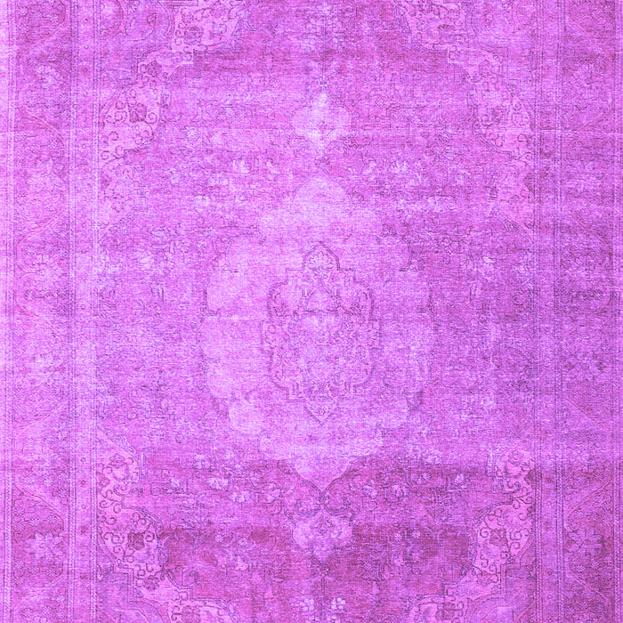 Machine Washable Persian Purple Traditional Area Rugs, wshtr3711pur