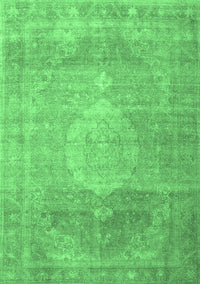 Persian Emerald Green Traditional Rug, tr3711emgrn