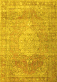 Persian Yellow Traditional Rug, tr3711yw