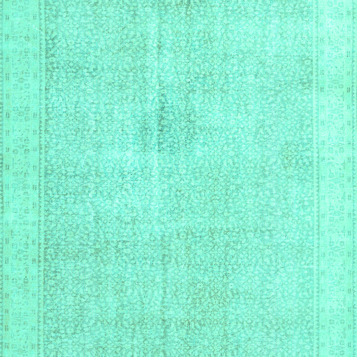 Machine Washable Persian Turquoise Traditional Area Rugs, wshtr3712turq