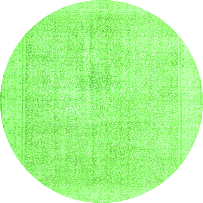 Machine Washable Persian Green Traditional Area Rugs, wshtr3712grn