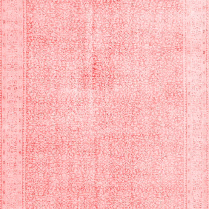 Machine Washable Persian Red Traditional Rug, wshtr3712red