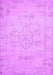 Machine Washable Persian Purple Traditional Area Rugs, wshtr3713pur