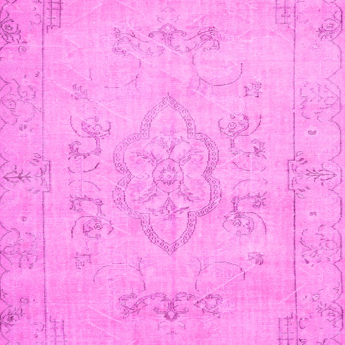 Machine Washable Persian Pink Traditional Rug, wshtr3713pnk