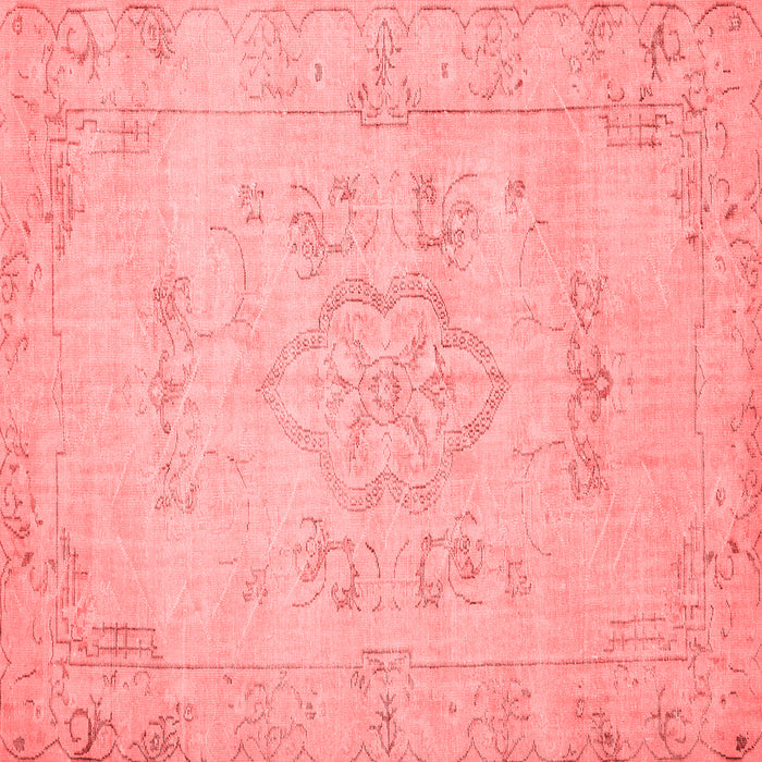 Machine Washable Persian Red Traditional Rug, wshtr3713red