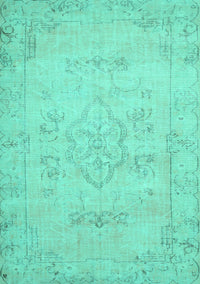 Persian Turquoise Traditional Rug, tr3713turq