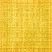 Square Persian Yellow Traditional Rug, tr3714yw