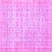 Square Persian Purple Traditional Rug, tr3714pur