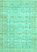 Persian Turquoise Traditional Rug, tr3714turq