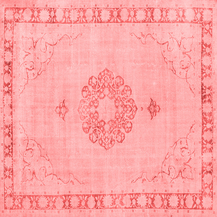 Machine Washable Persian Red Traditional Rug, wshtr3716red