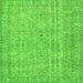 Serging Thickness of Persian Green Traditional Rug, tr3717grn
