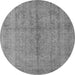 Square Persian Gray Traditional Rug, tr3718gry