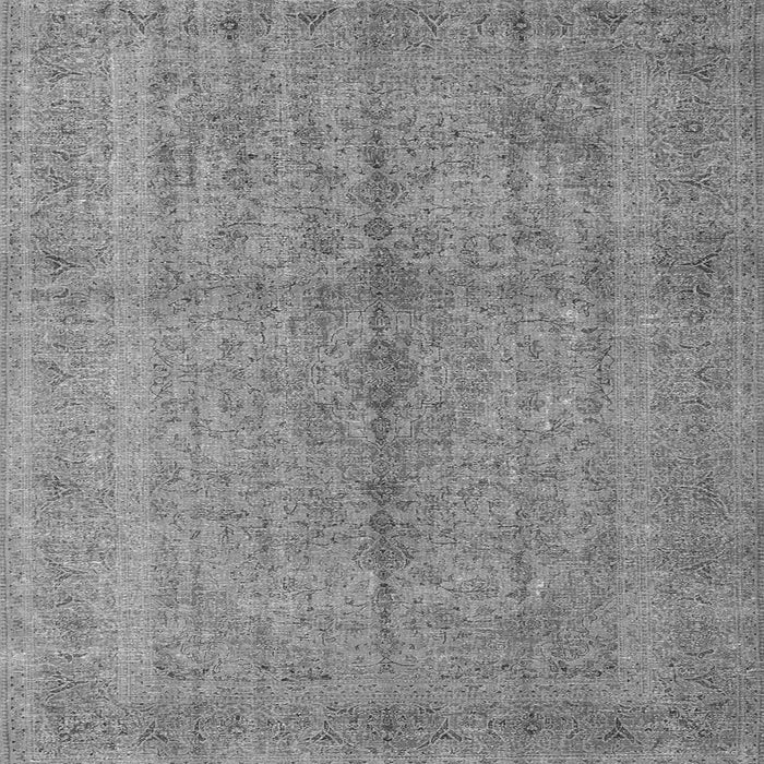 Serging Thickness of Persian Gray Traditional Rug, tr3718gry