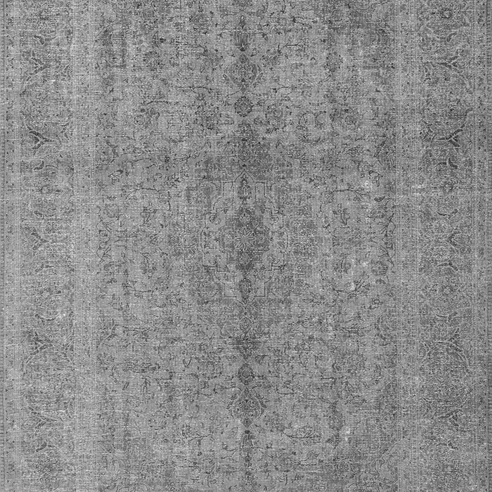 Serging Thickness of Machine Washable Persian Gray Traditional Rug, wshtr3718gry