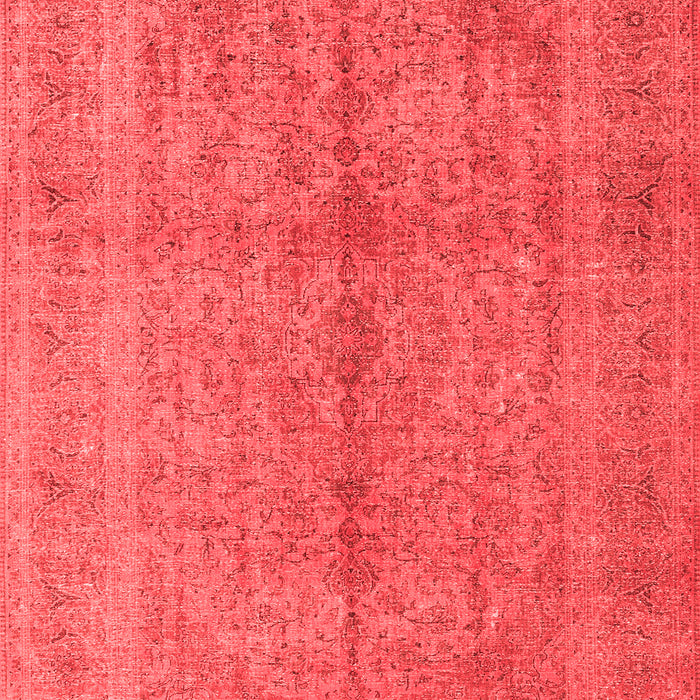 Machine Washable Persian Red Traditional Rug, wshtr3718red