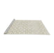 Sideview of Machine Washable Traditional Champagne Beige Rug, wshtr3719