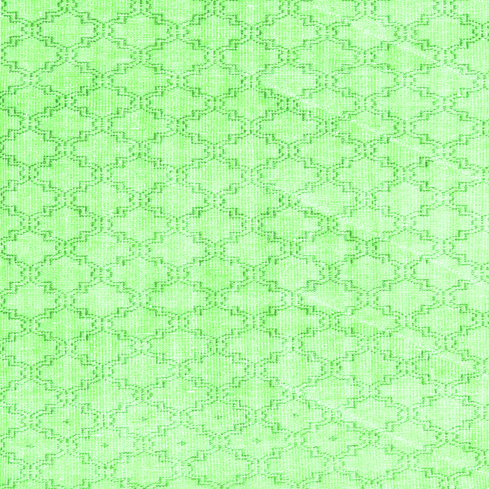 Serging Thickness of Machine Washable Persian Green Traditional Area Rugs, wshtr3719grn