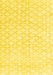 Machine Washable Persian Yellow Traditional Rug, wshtr3719yw