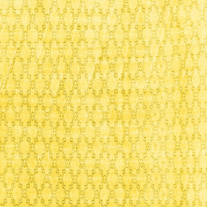 Square Persian Yellow Traditional Rug, tr3719yw