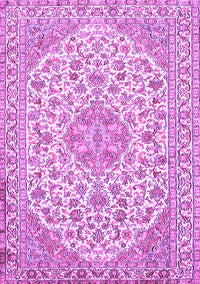 Medallion Purple Traditional Rug, tr371pur