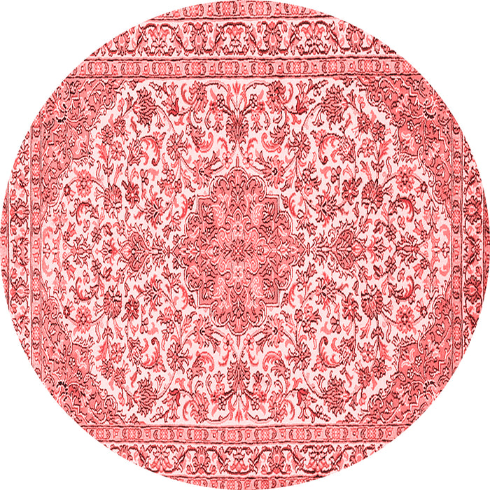 Medallion Red Traditional Rug, tr371red