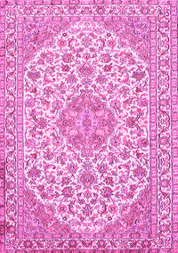 Medallion Pink Traditional Rug, tr371pnk