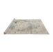 Sideview of Machine Washable Traditional Gold Rug, wshtr3720