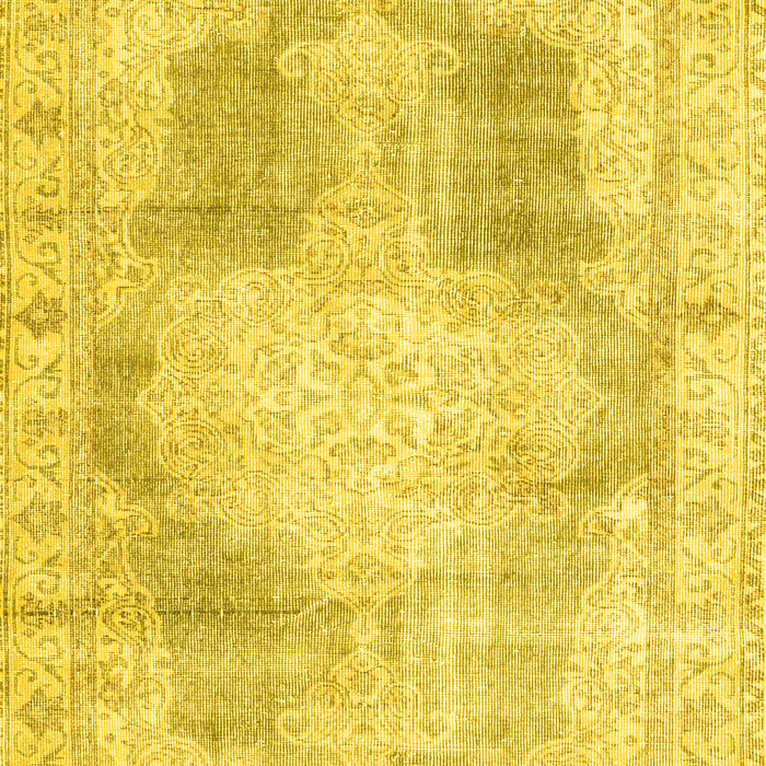 Persian Yellow Traditional Rug, tr3720yw