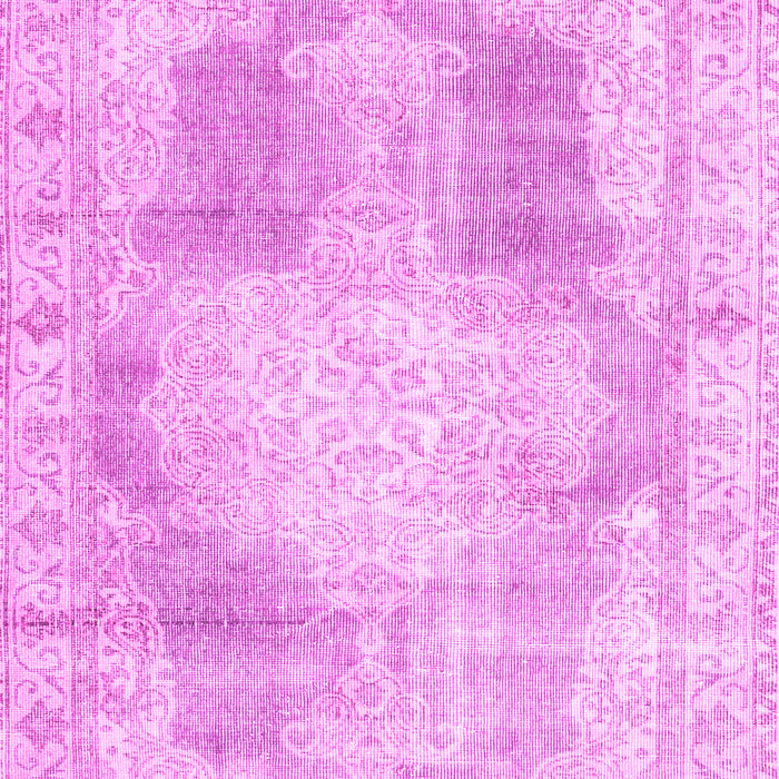 Machine Washable Persian Pink Traditional Rug, wshtr3720pnk
