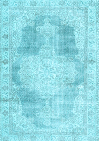 Persian Light Blue Traditional Rug, tr3720lblu