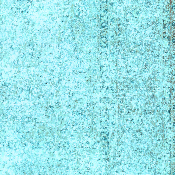 Machine Washable Persian Light Blue Traditional Rug, wshtr3721lblu