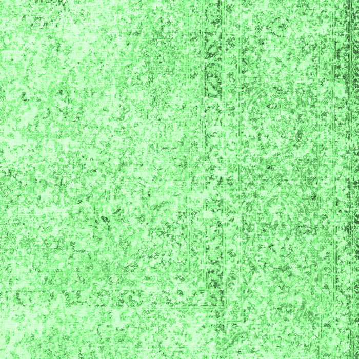 Machine Washable Persian Emerald Green Traditional Area Rugs, wshtr3721emgrn