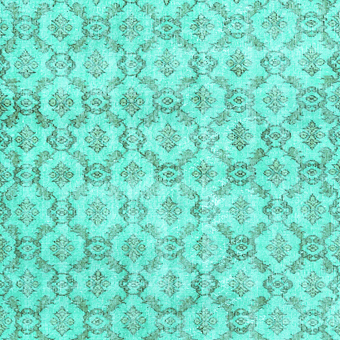Machine Washable Persian Turquoise Traditional Area Rugs, wshtr3722turq