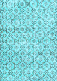 Persian Light Blue Traditional Rug, tr3722lblu