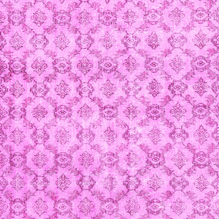 Machine Washable Persian Pink Traditional Rug, wshtr3722pnk