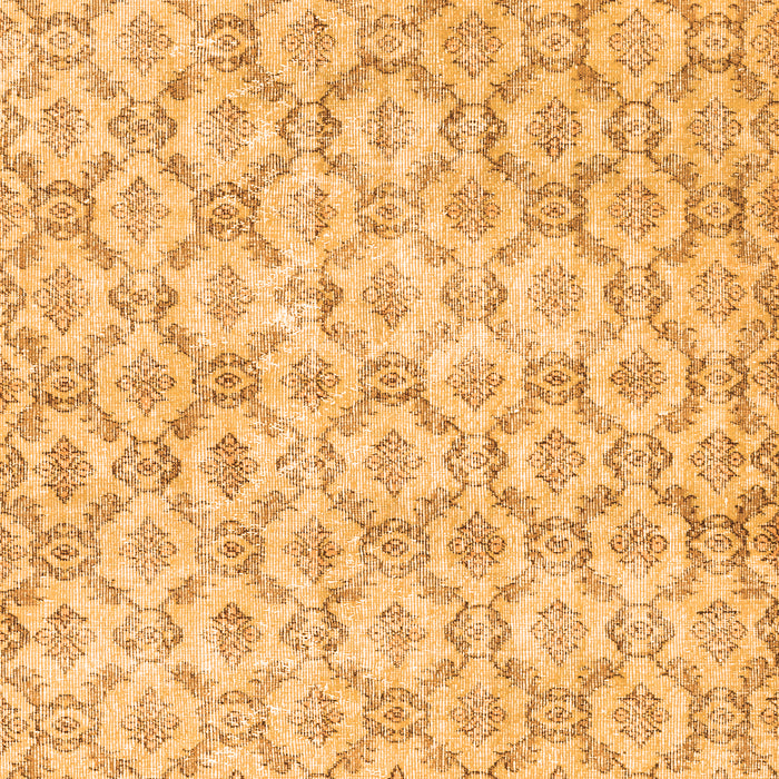 Serging Thickness of Machine Washable Persian Orange Traditional Area Rugs, wshtr3722org