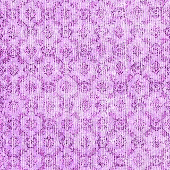 Machine Washable Persian Purple Traditional Area Rugs, wshtr3722pur