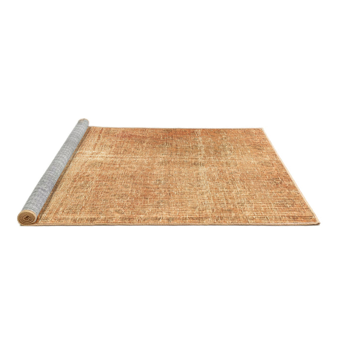 Sideview of Machine Washable Persian Brown Traditional Rug, wshtr3723brn