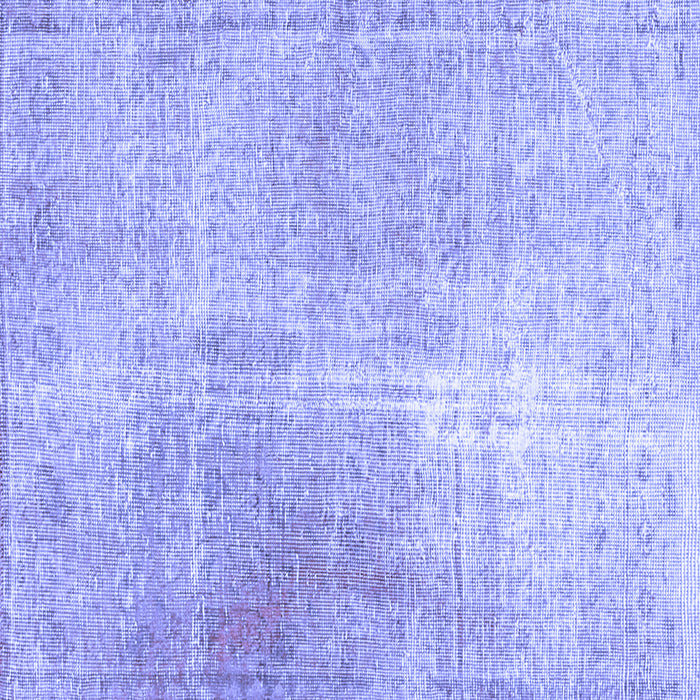Square Machine Washable Persian Blue Traditional Rug, wshtr3723blu