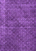 Machine Washable Persian Purple Bohemian Area Rugs, wshtr3724pur