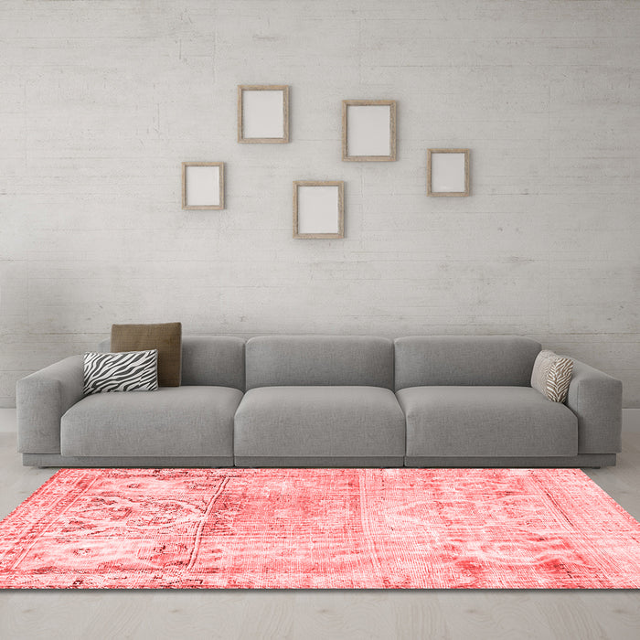 Traditional Red Washable Rugs