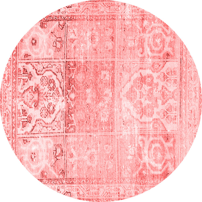 Machine Washable Persian Red Traditional Rug, wshtr3725red