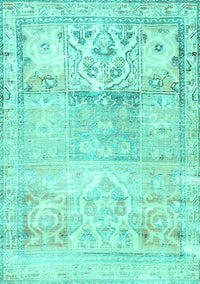 Persian Turquoise Traditional Rug, tr3725turq