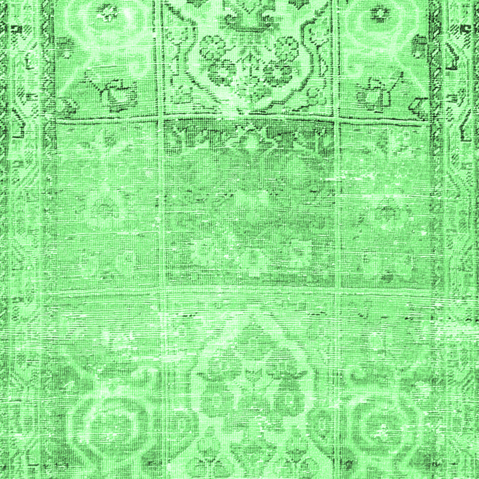 Persian Emerald Green Traditional Rug, tr3725emgrn