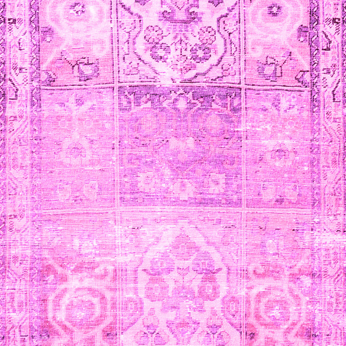 Machine Washable Persian Pink Traditional Rug, wshtr3725pnk