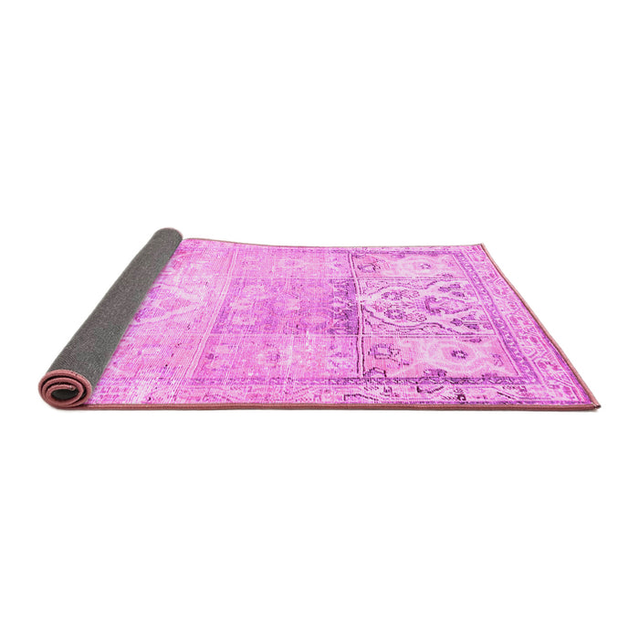 Sideview of Persian Pink Traditional Rug, tr3725pnk